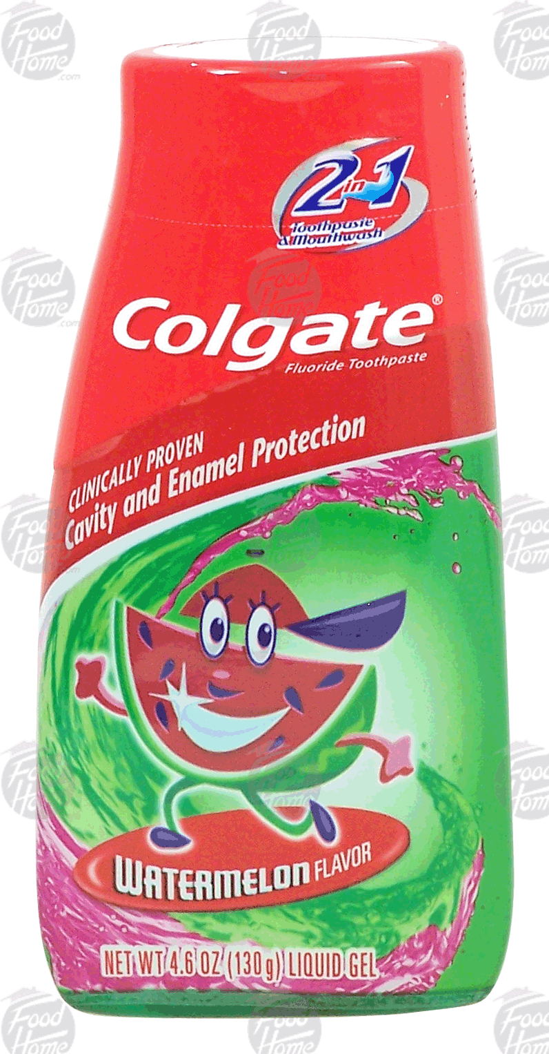 Colgate Kid's watermelon flavor fluoride toothpaste Full-Size Picture